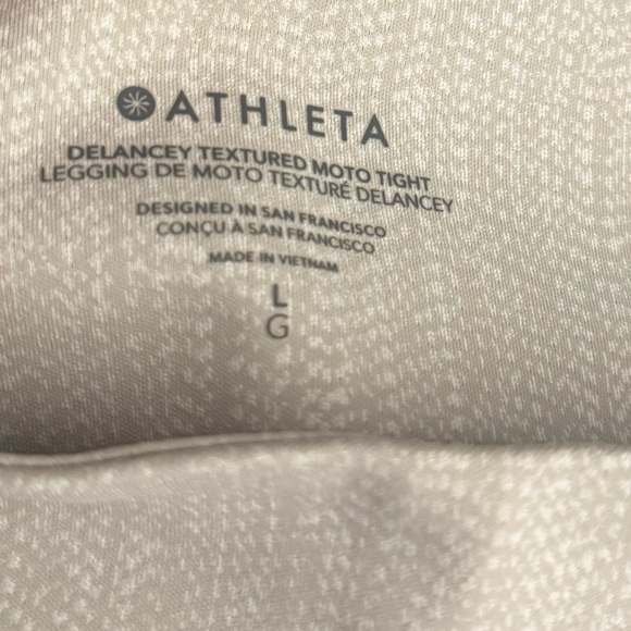 Athleta Delancey Moto Textured Tight - Picture 9 of 10